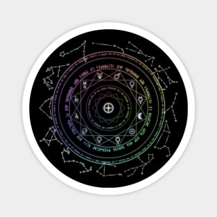 Astrological Magic Circle Magnet